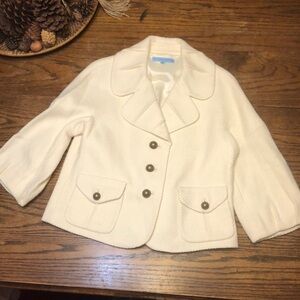 Antonio Melani wool blend short dress jacket